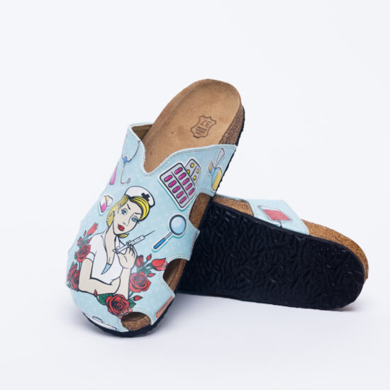 Ортопедични чехли със стелка от естествен велур / / Ортопедични чехли със стелка от естествен велур / /