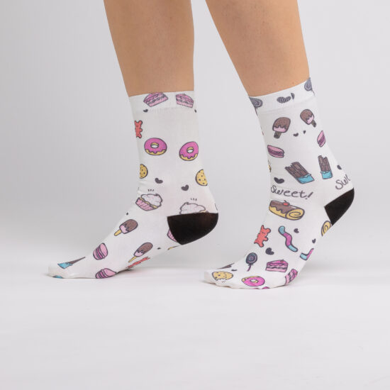 Дамски шарени чорапи / /