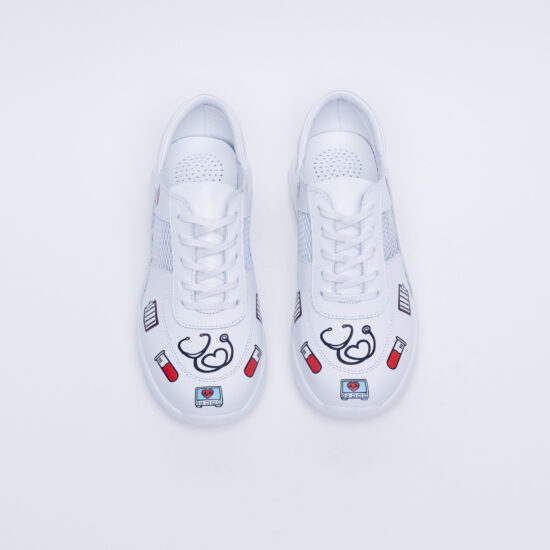 Анатомични работни маратонки от естествена кожа / /