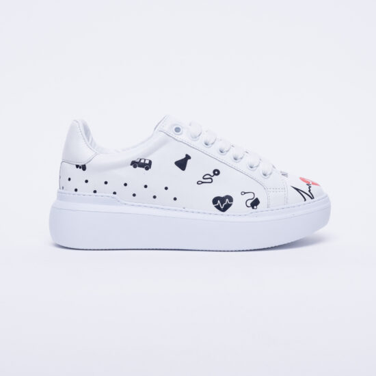 Alternative view of Анатомични работни  маратонки от естествена кожа