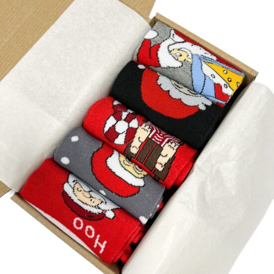 Комплект 5 чифта шарени чорапи / /