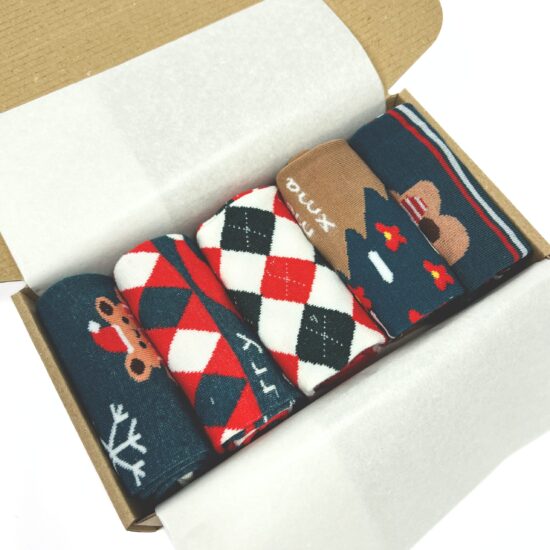 Комплект 5 чифта шарени чорапи / /