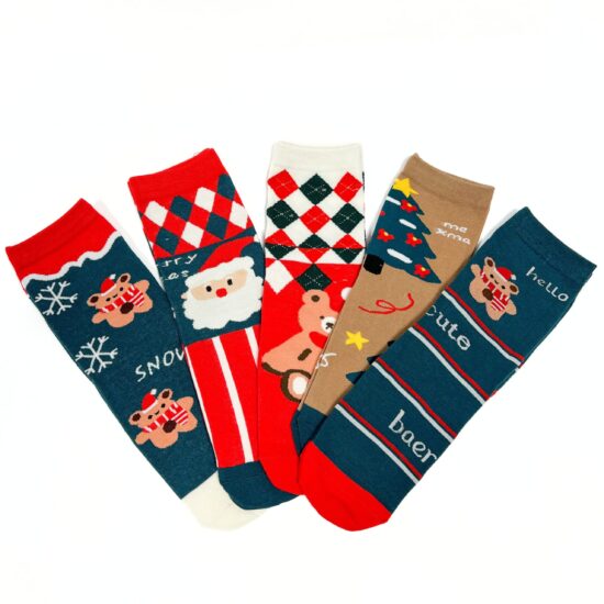 Комплект 5 чифта шарени чорапи / /