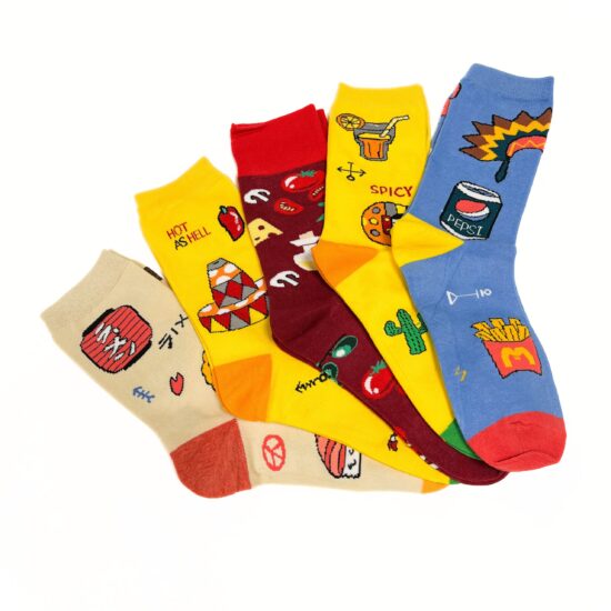 Комплект 5 чифта шарени чорапи / / Комплект 5 чифта шарени чорапи / /