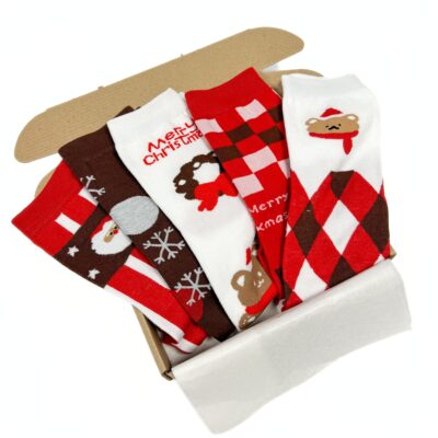 Комплект 5 чифта шарени чорапи Дамски чорапи