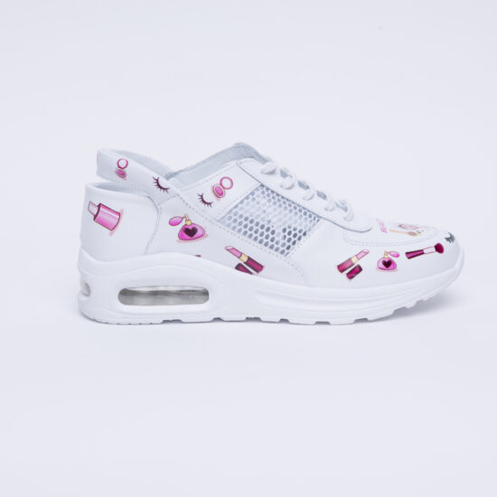 Alternative view of Работни анатомични маратонки от естествена кожа