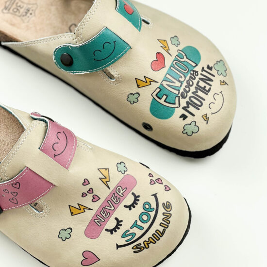 Ортопедични чехли със стелка от естествен велур / /