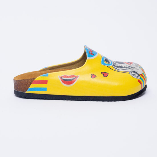 Ортопедични чехли със стелка от естествен велур / /