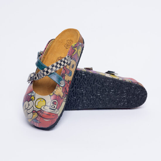 Ортопедични чехли със стелка от естествен велур / /