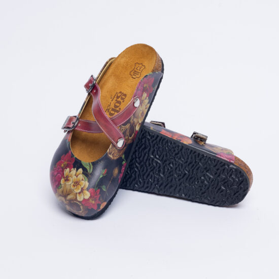 Ортопедични чехли със стелка от естествен велур / / Ортопедични чехли със стелка от естествен велур / /