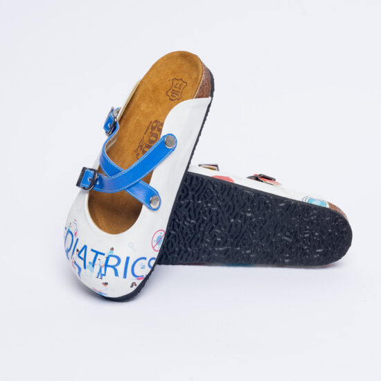 Ортопедични чехли със стелка от естествен велур / /