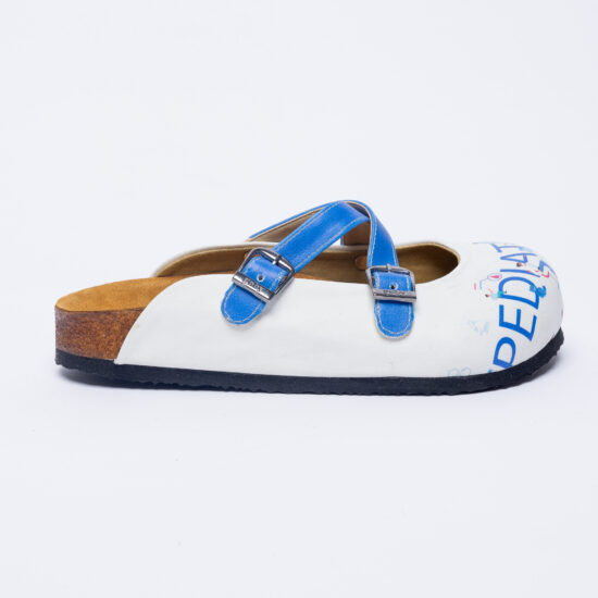 Ортопедични чехли със стелка от естествен велур / /