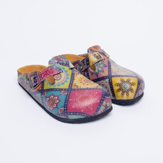 Ортопедични чехли със стелка от естествен велур / /