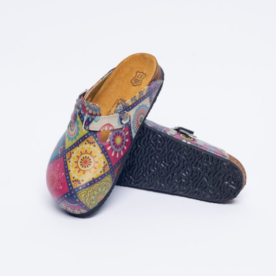 Ортопедични чехли със стелка от естествен велур / /