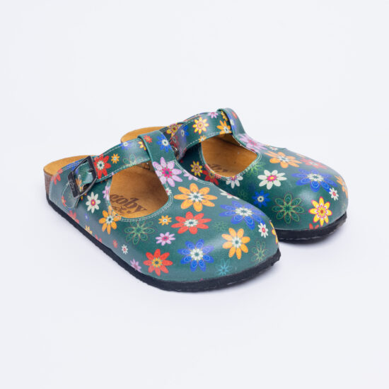 Ортопедични чехли със стелка от естествен велур / /