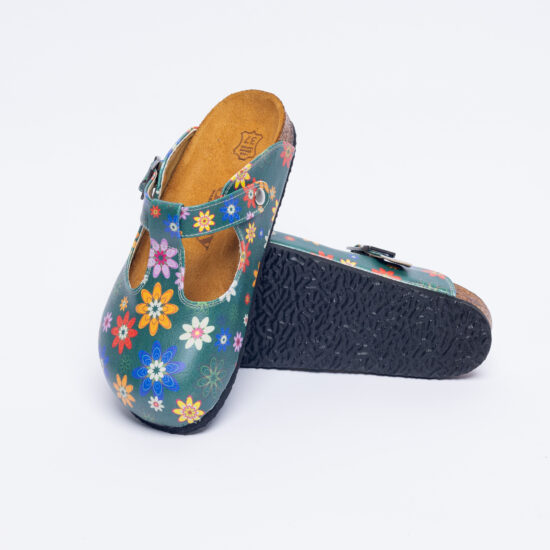 Ортопедични чехли със стелка от естествен велур / /