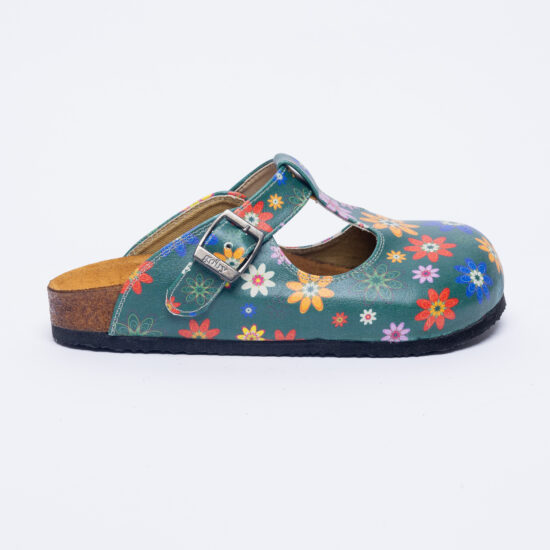 Ортопедични чехли със стелка от естествен велур / /