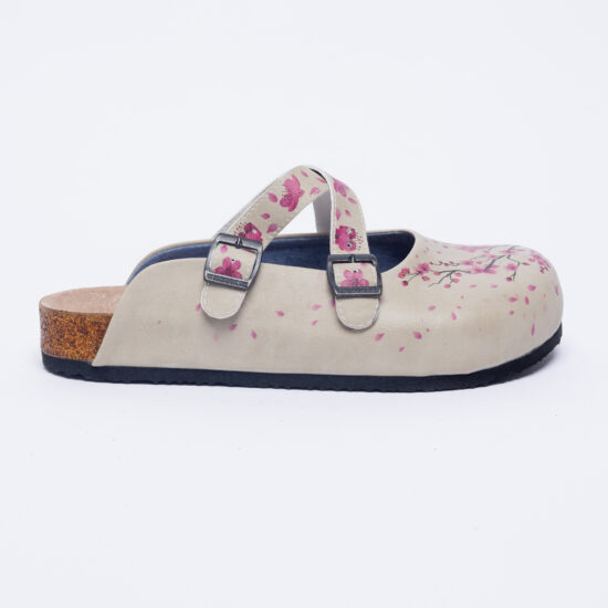 Ортопедични чехли със стелка от естествен велур / /