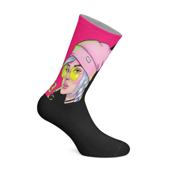 Дамски шарени чорапи