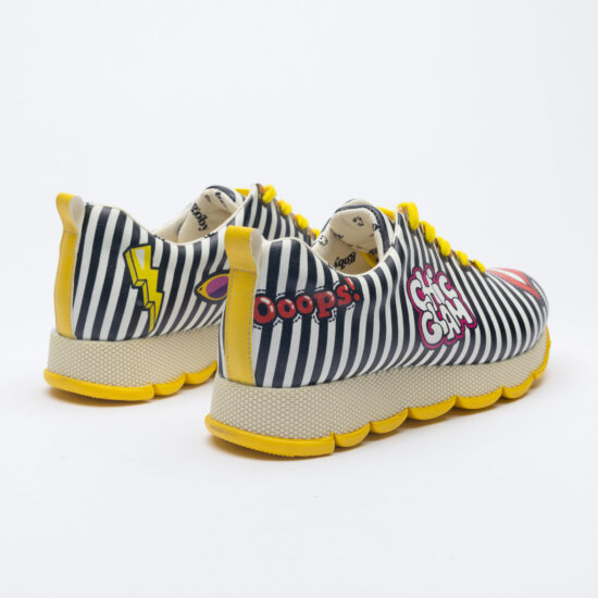 Дамски цветни маратонки с оригинален дизайн / /