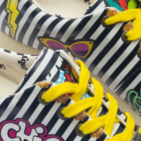 Дамски цветни маратонки с оригинален дизайн / /