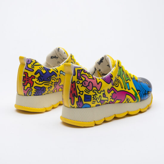 Дамски цветни маратонки с оригинален дизайн / / Дамски цветни маратонки с оригинален дизайн / /