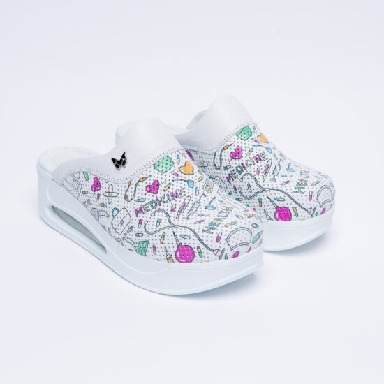 Медицински чехли на платформа от естествена кожа / / Медицински чехли на платформа от естествена кожа / /