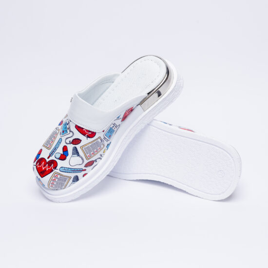 Медицински анатомични чехли от естествена кожа / /