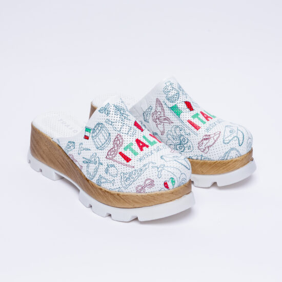 Анатомични чехли на платформа от естествена кожа / / Анатомични чехли на платформа от естествена кожа / /