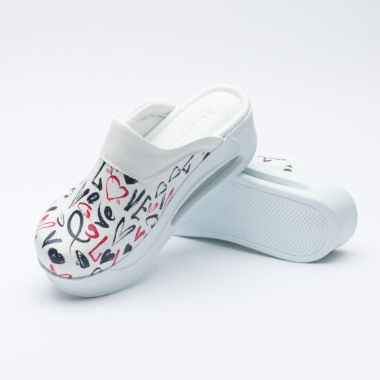 Анатомично сабо на платформа от еко кожа / /