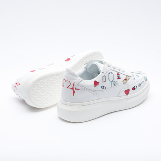 Анатомични работни маратонки от естествена кожа / /