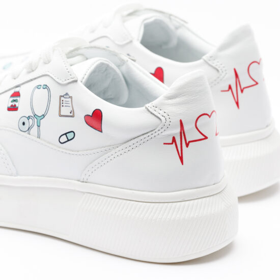 Анатомични работни маратонки от естествена кожа / /