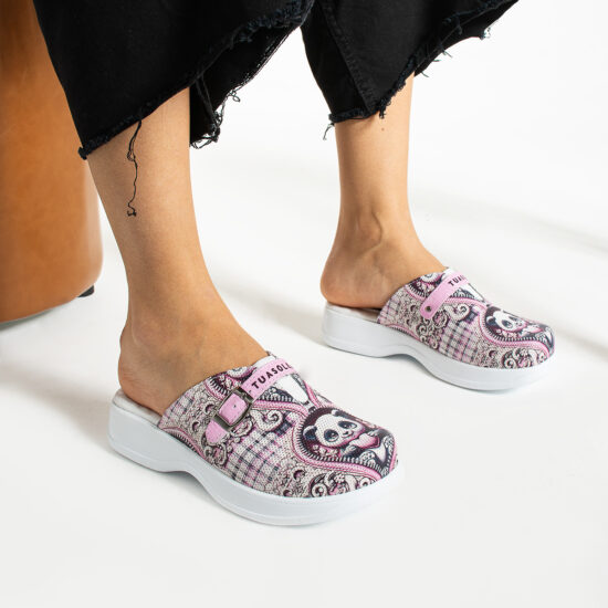 Анатомични кожени чехли с мека гел стелка / /