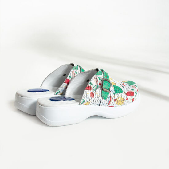 Работни чехли от естествена кожа с гел стелка / / Работни чехли от естествена кожа с гел стелка / /