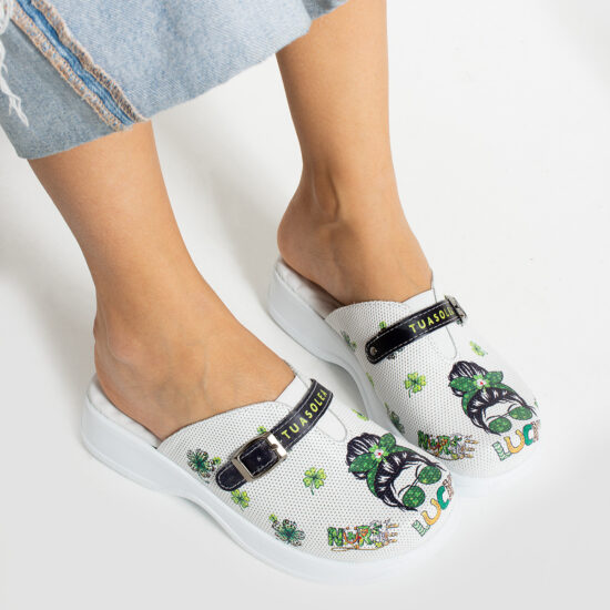 Анатомични чехли от естествена кожа с гел стелка / / Анатомични чехли от естествена кожа с гел стелка / /