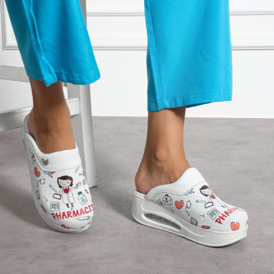 Работни чехли за фармацевти от естествена кожа / / Работни чехли за фармацевти от естествена кожа / /