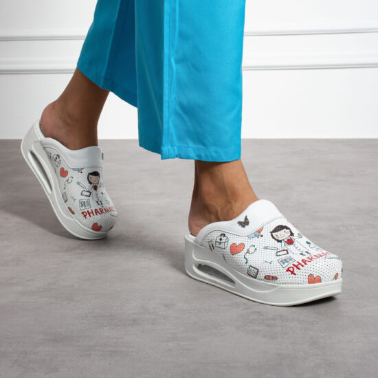 Работни чехли за фармацевти от естествена кожа / / Работни чехли за фармацевти от естествена кожа / /