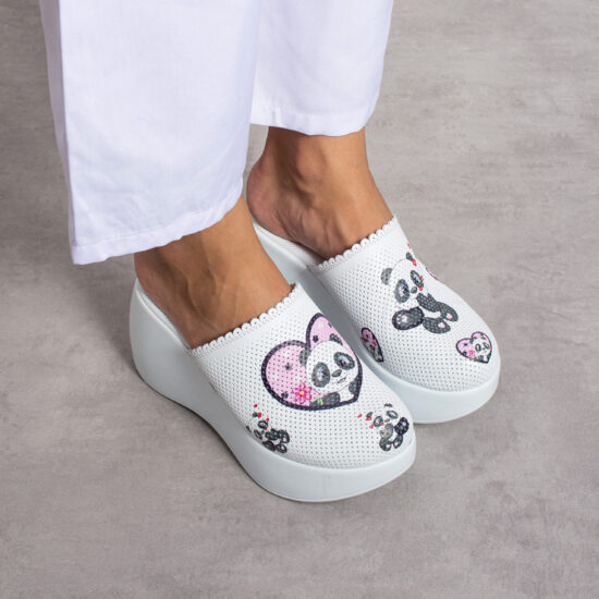 Анатомични чехли на платформа от естествена кожа / / Анатомични чехли на платформа от естествена кожа / /