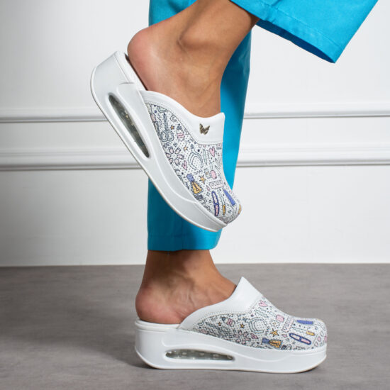 Работно анатомично сабо от естествена кожа / / Работно анатомично сабо от естествена кожа / /