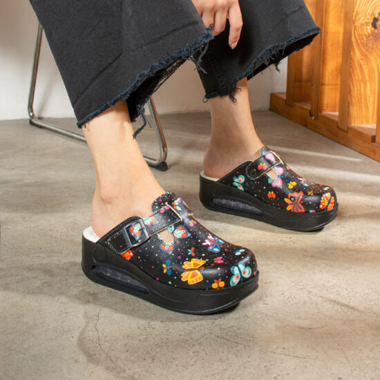 Дамско анатомично работно сабо на платформа / / Дамско анатомично работно сабо на платформа / /