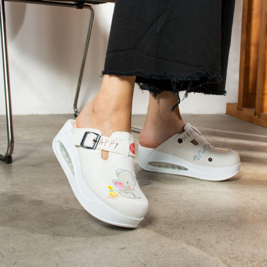 Дамско анатомично работно сабо на платформа / /