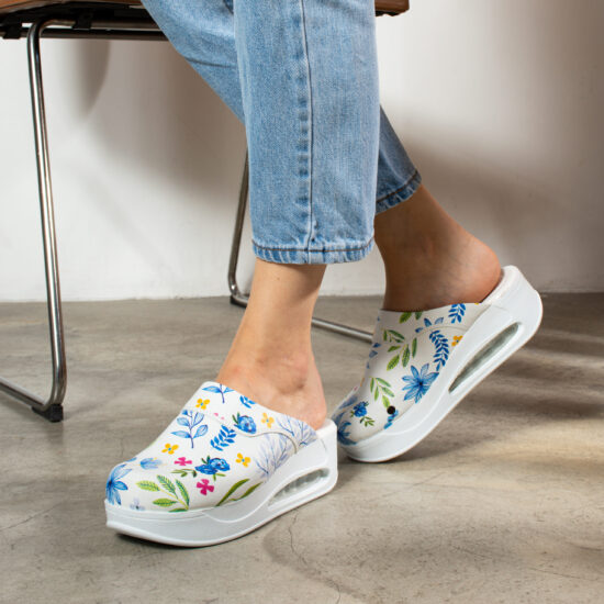 Дамско анатомично работно сабо на платформа / / Дамско анатомично работно сабо на платформа / /