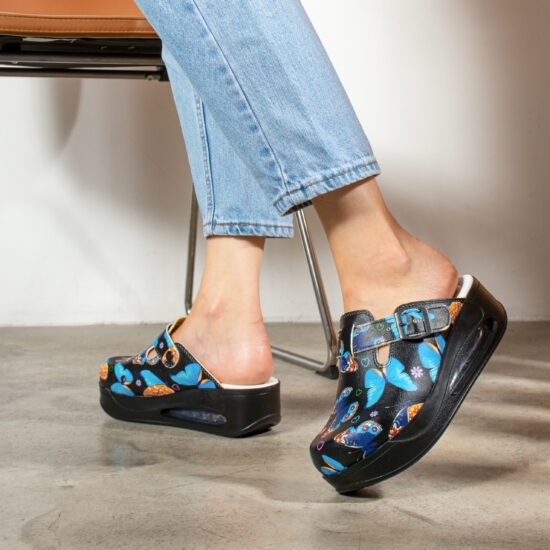 Дамско анатомично работно сабо на платформа / /