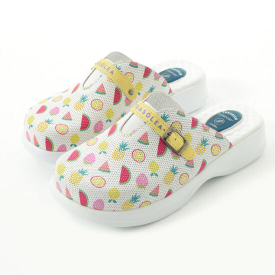 Работни чехли от естествена кожа с гел стелка / /