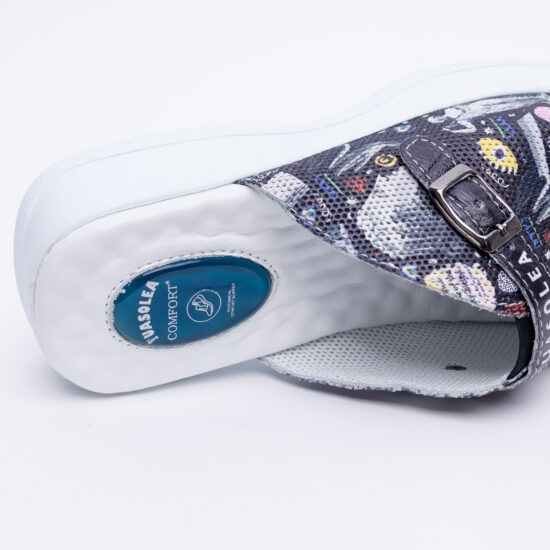 Работни чехли от естествена кожа с гел стелка / / Работни чехли от естествена кожа с гел стелка / /