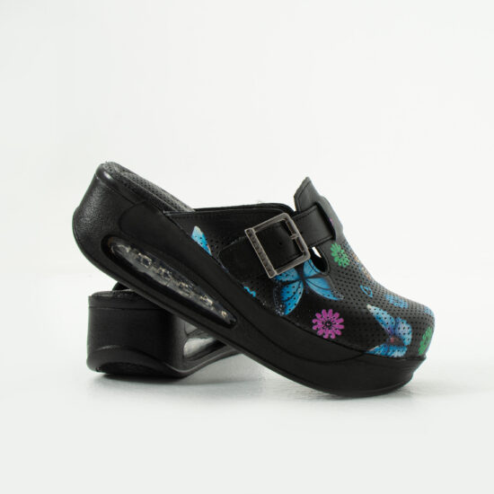 Анатомични чехли на платформа от естествена кожа / /