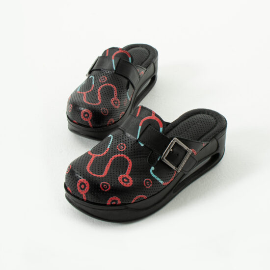 Анатомични чехли на платформа от естествена кожа / /