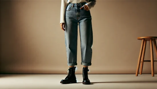 Боти от естествена кожа