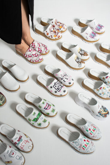 дамско сабо на платформа