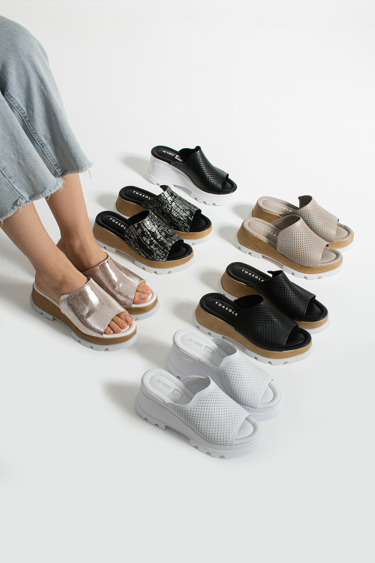 Чехли на платформа: Стил и комфорт в едно / Полезни статии / чехли на платфрома